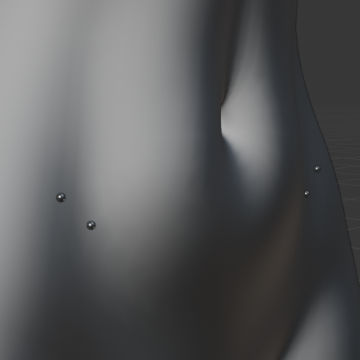 Blender body accessories example