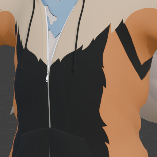 Fluffy clothing texture example